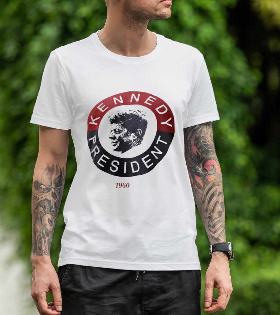 Kennedy President 1960 Vintage Campaign T-Shirt