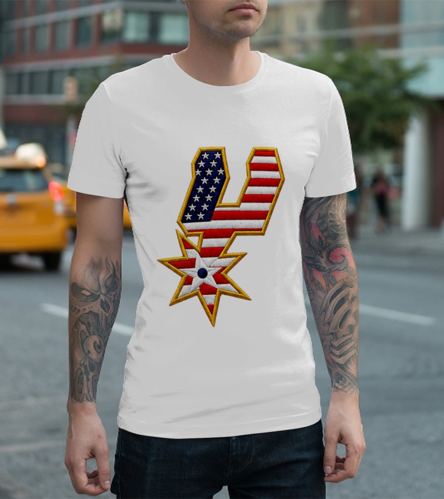 America 250th Anniversary Spurs Stars And Stripes T-Shirt