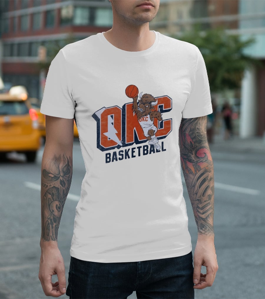 OKC Basketball Rumble Oklahoma City Thunder NBA T-Shirt