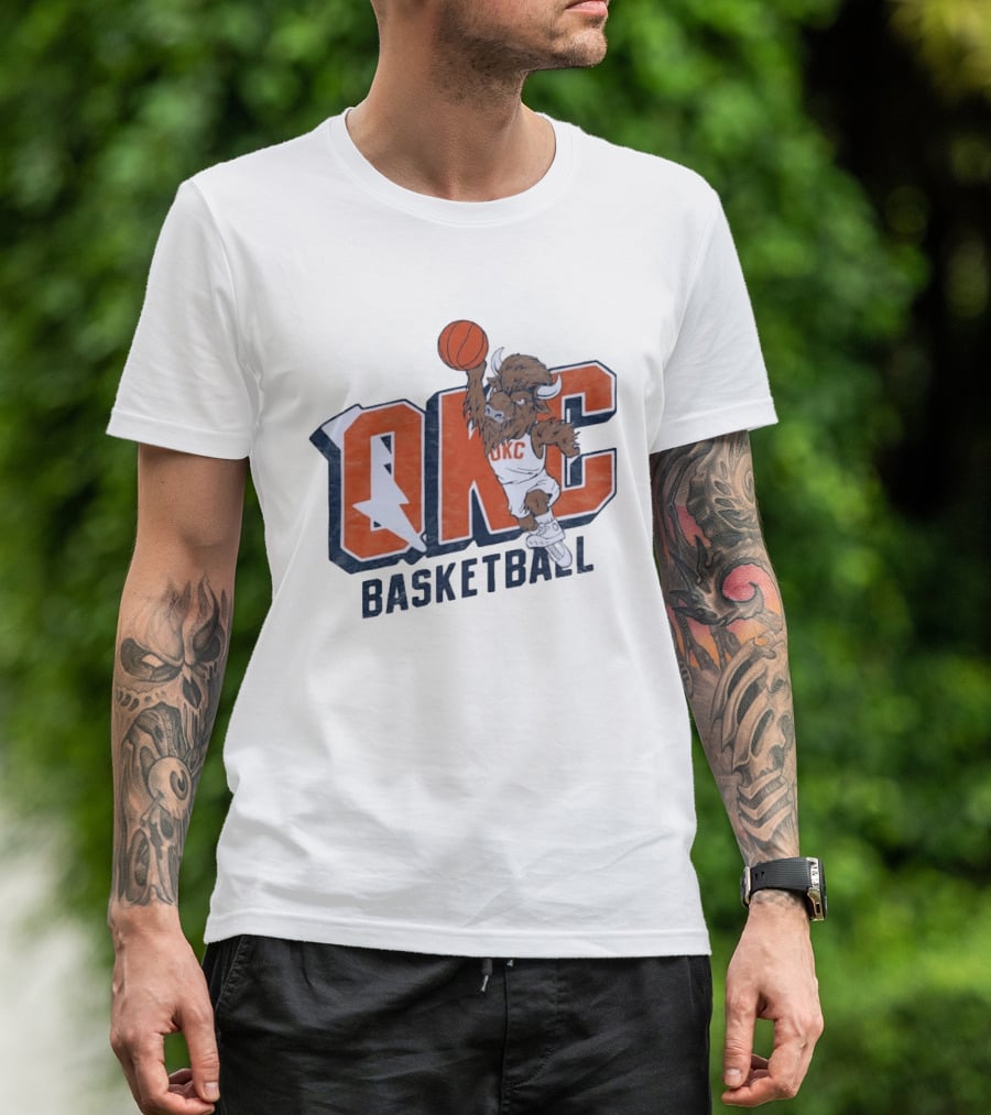 OKC Basketball Rumble Oklahoma City Thunder NBA T-Shirt