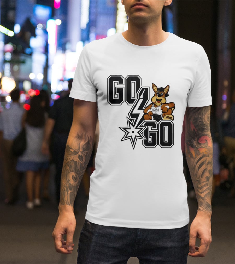 San Antonio Spurs NBA Go Go Spurs Nation Coyote T-Shirt