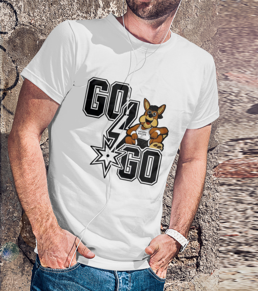 San Antonio Spurs NBA Go Go Spurs Nation Coyote T-Shirt