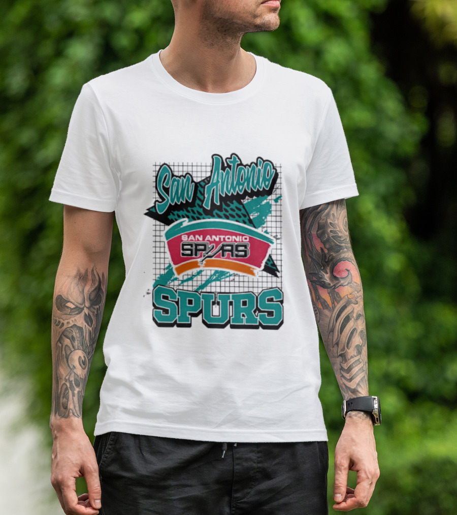 San Antonio Spurs NBA Retro Style San Antonio Spurs Memphis Spurs T-Shirt