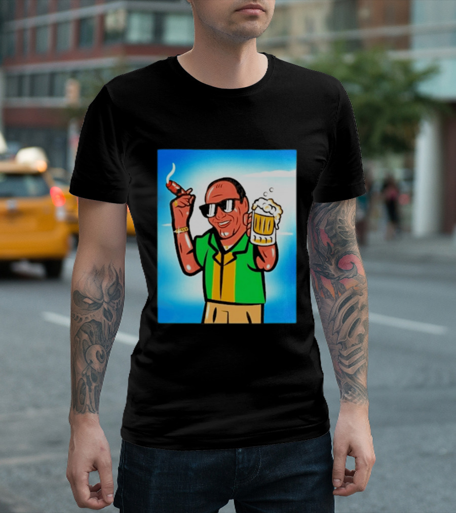 Boss Beer And Cigars Summer Vibes Retro Style Celebration T-Shirt