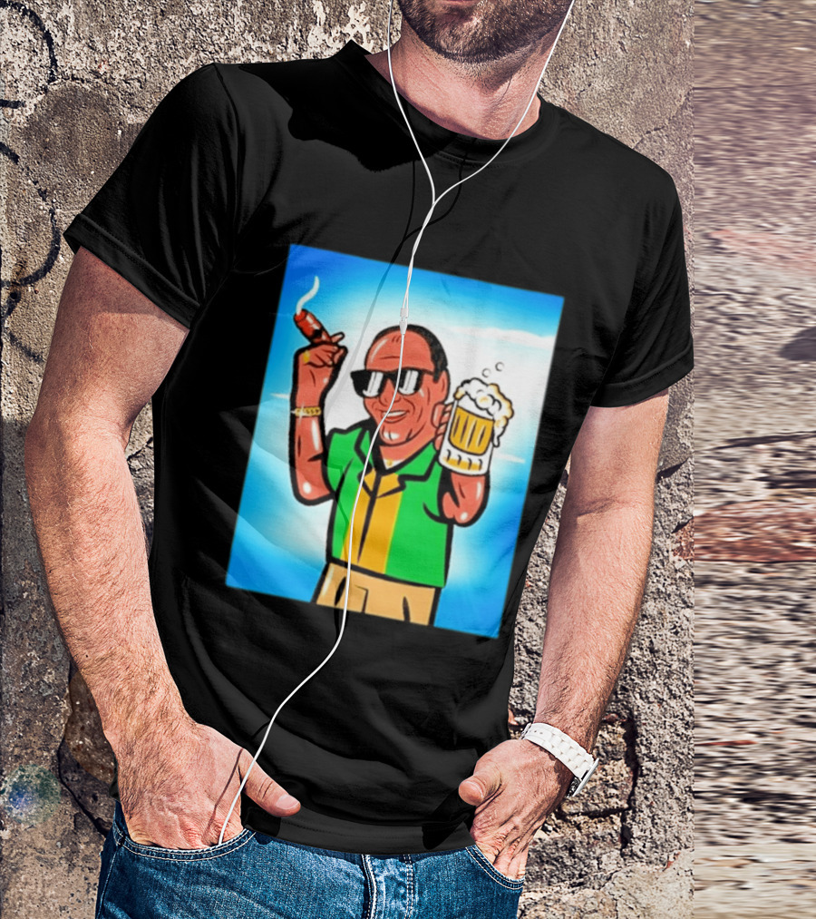Boss Beer And Cigars Summer Vibes Retro Style Celebration T-Shirt