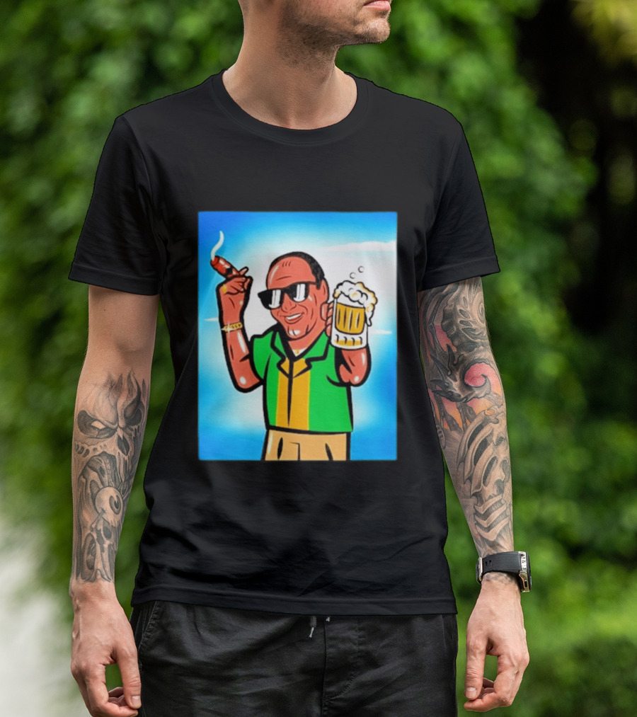 Boss Beer And Cigars Summer Vibes Retro Style Celebration T-Shirt