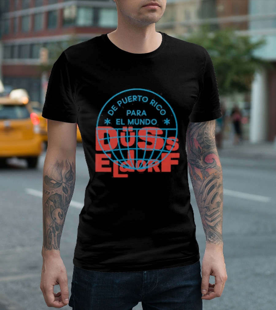 De Puerto Rico Para El Mundo Bad Bunny Dusseldorf T-Shirt