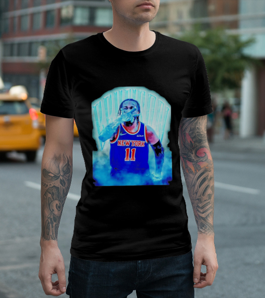 New York Ice Man Brunson 11 Jersey Knicks T-Shirt