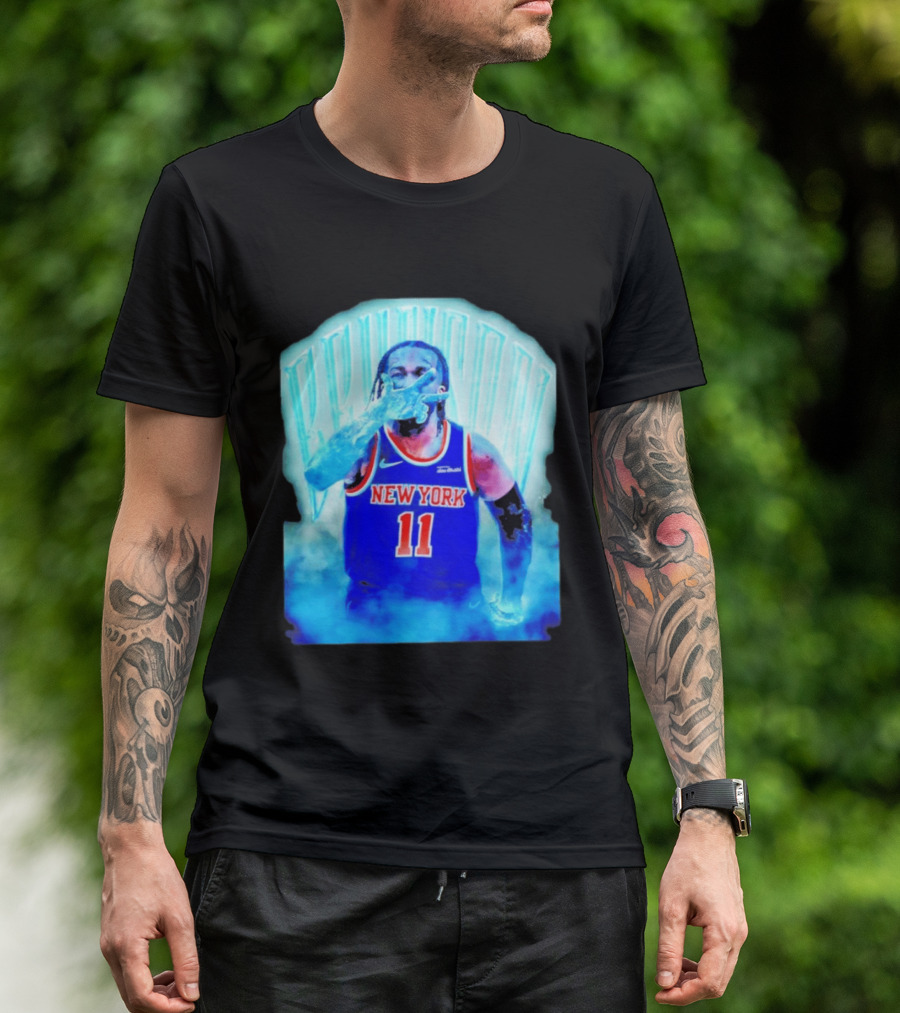 New York Ice Man Brunson 11 Jersey Knicks T-Shirt