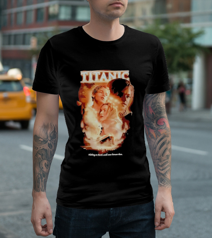 Titanic Jack Dawson Rose Dewitt Bukater Iconic Movie Romance T-Shirt