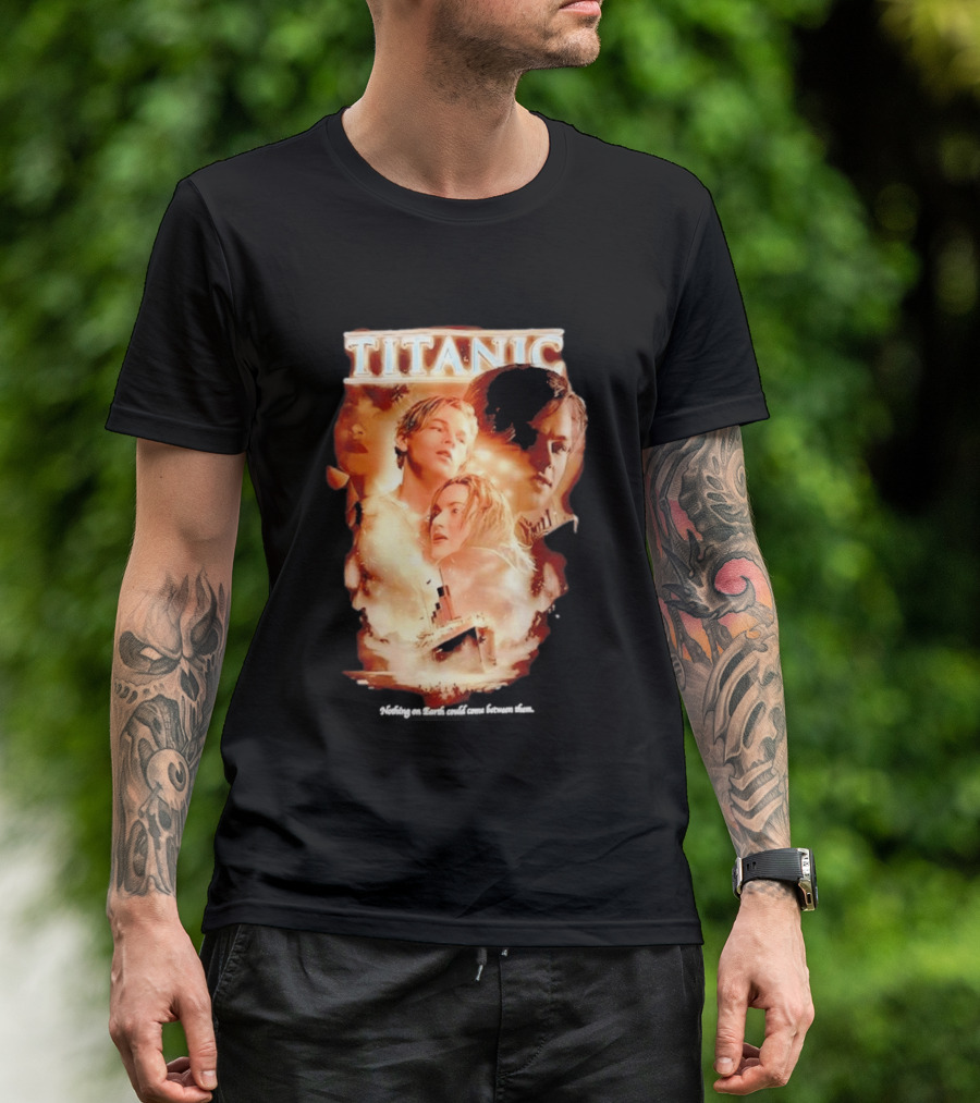 Titanic Jack Dawson Rose Dewitt Bukater Iconic Movie Romance T-Shirt