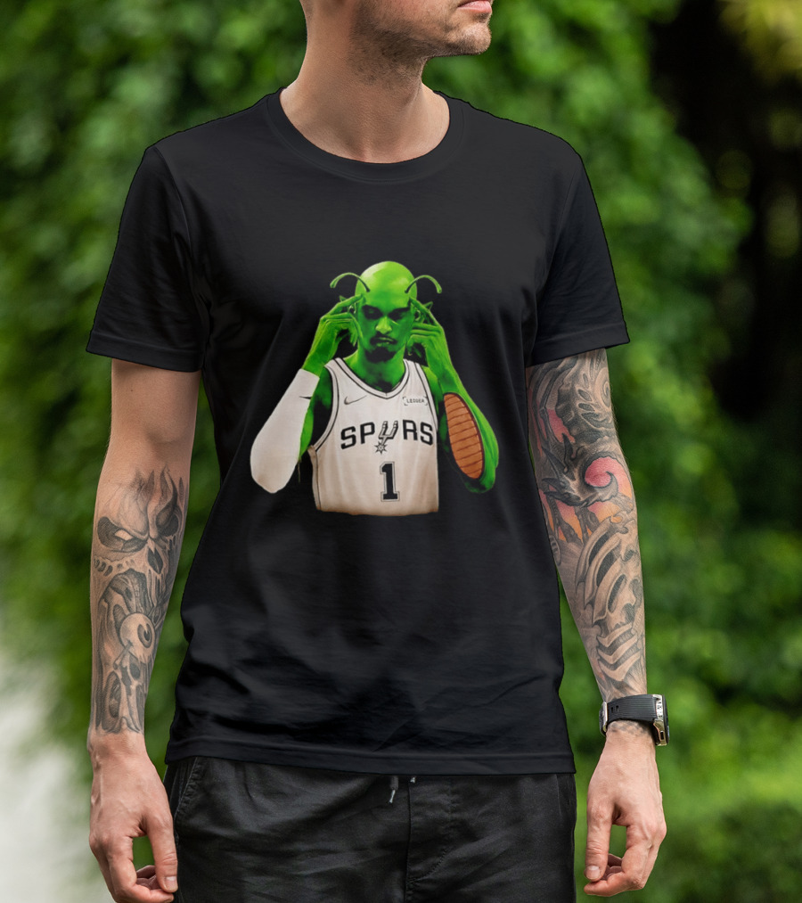 Keldon Johnson Piccolo Crossover San Antonio Spurs NBA 1 Ledger T-Shirt