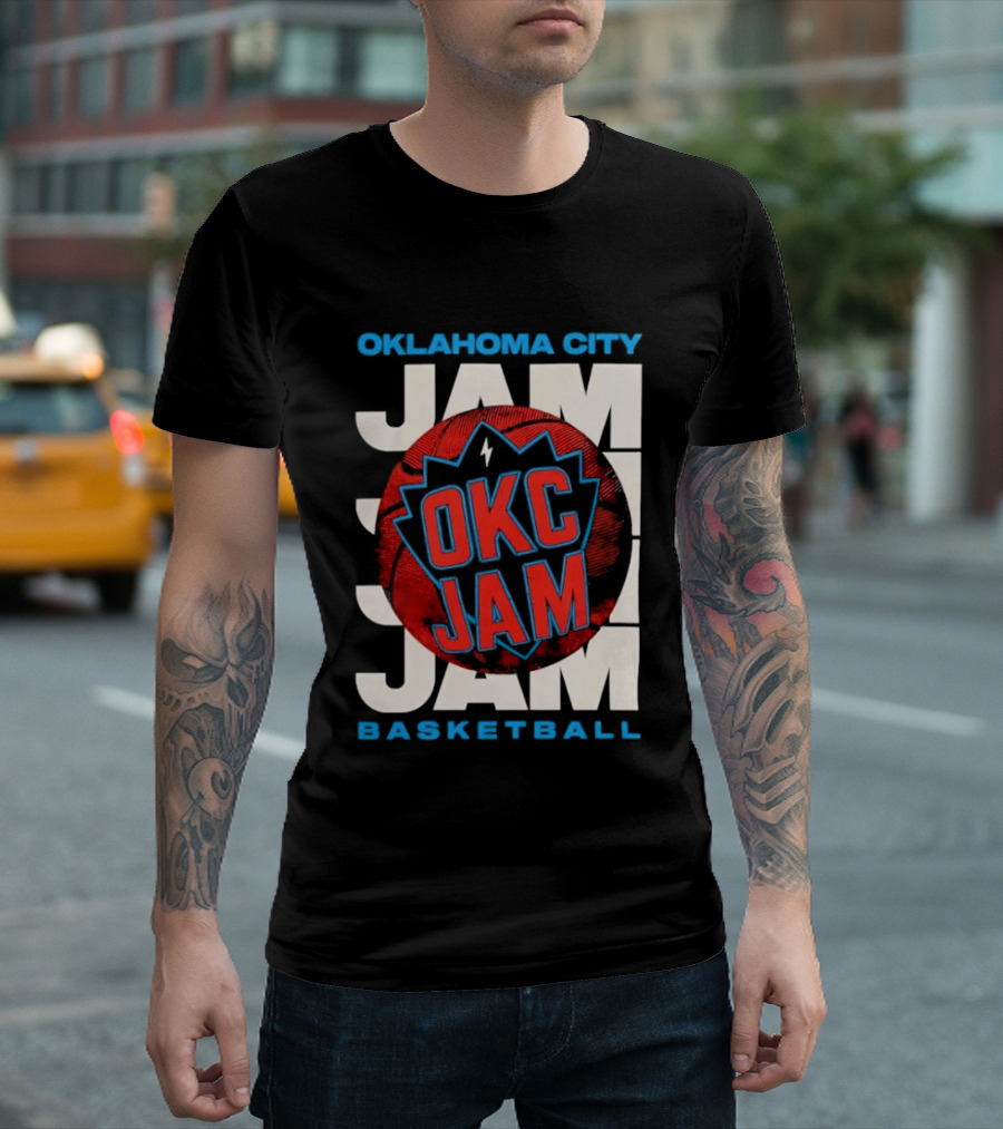 OKC Jam Oklahoma City Basketball Jam Jam Jam T-Shirt