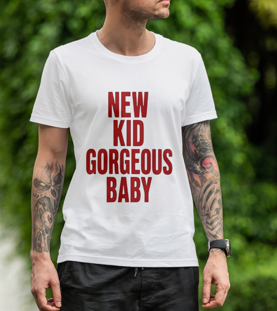 New Kid Gorgeous Baby John Mulaney Red T-Shirt