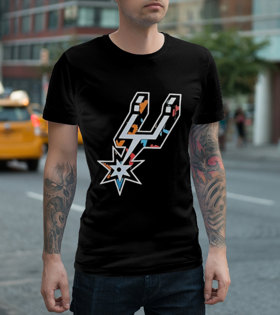 San Antonio Spurs Fiesta Colors NBA T-Shirt