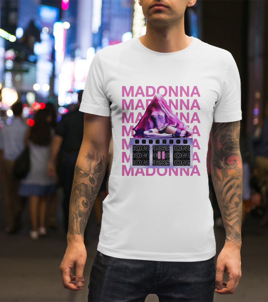 Madonna Confessions II Pink Veil Performance T-Shirt