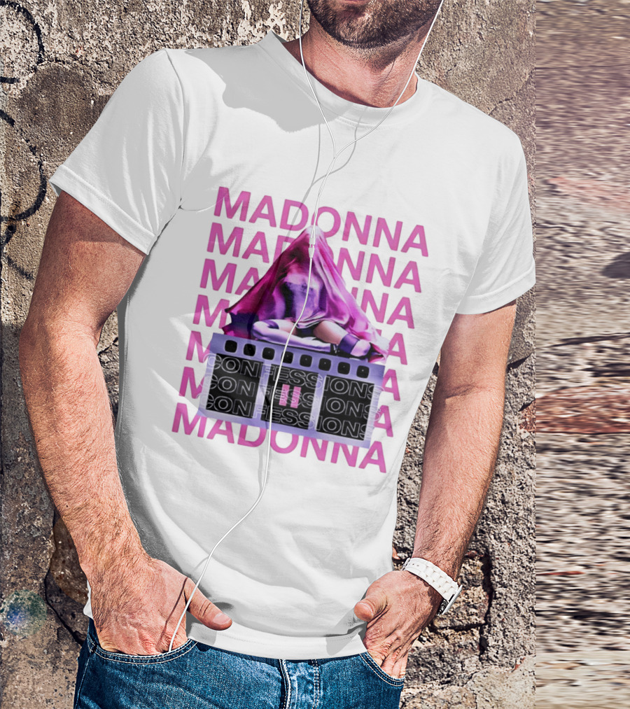 Madonna Confessions II Pink Veil Performance T-Shirt