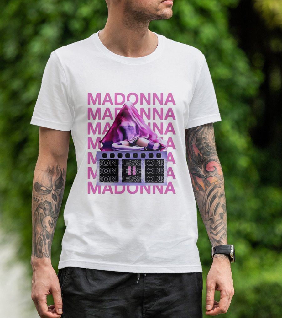 Madonna Confessions II Pink Veil Performance T-Shirt