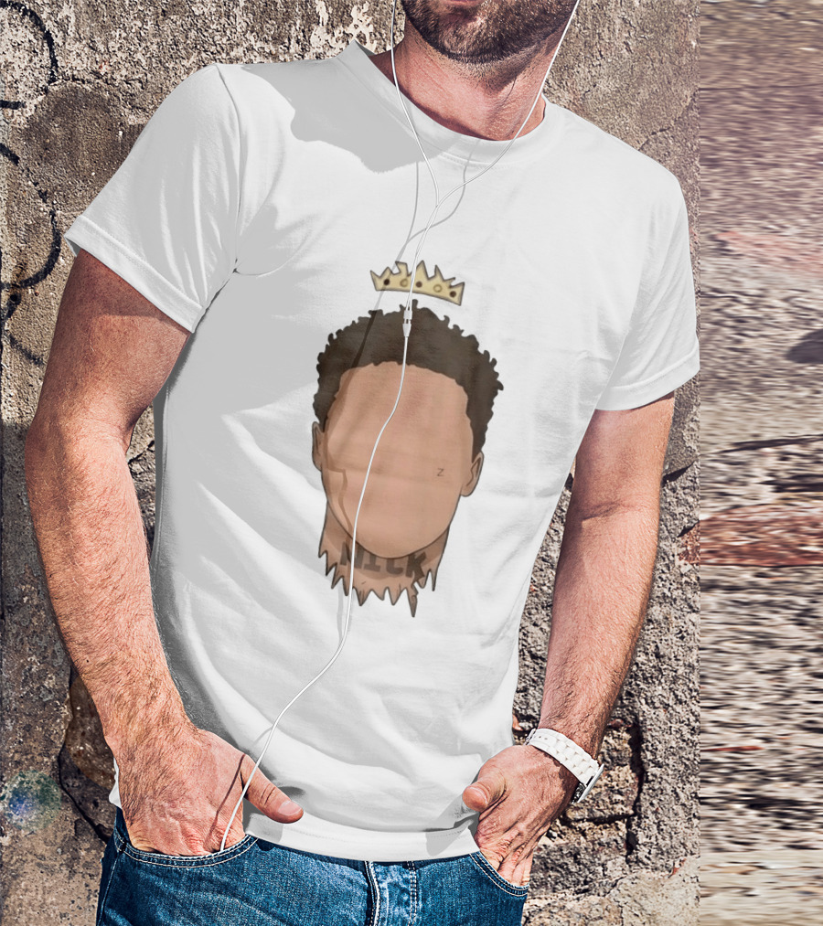 Nick No Haircut Crown Mario Cristobal Face T-Shirt