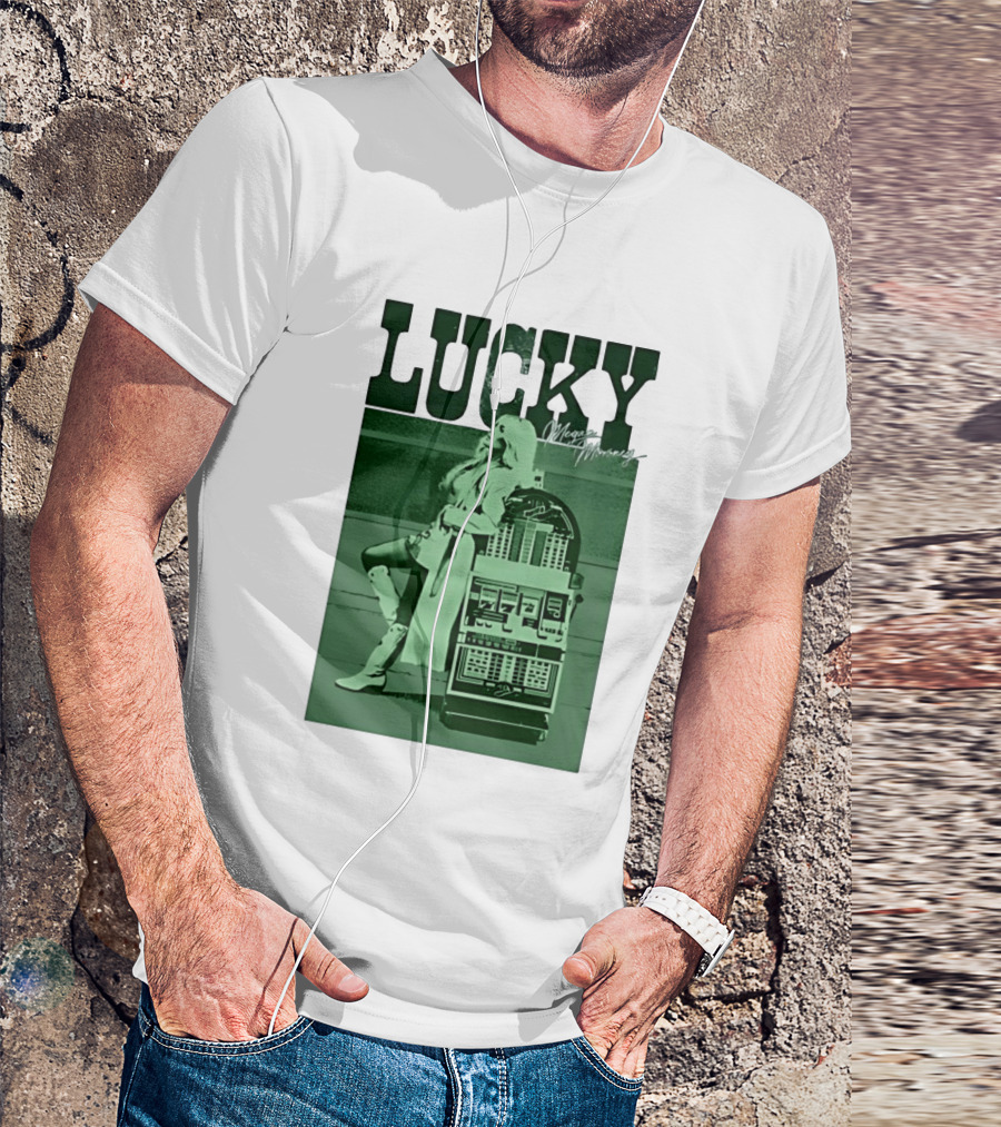 Megan Moroney LUCKY Retro Slot Machine T-Shirt