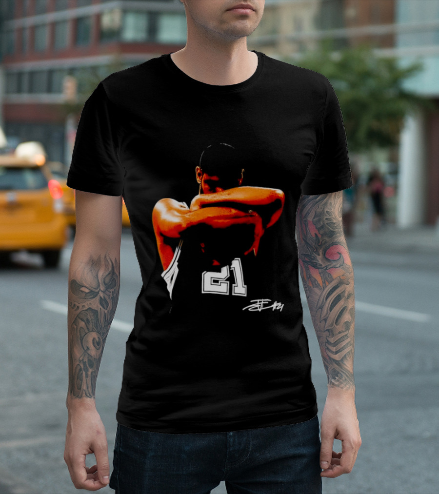 Tim Duncan San Antonio Spurs NBA 21 TD Basketball Legend T-Shirt