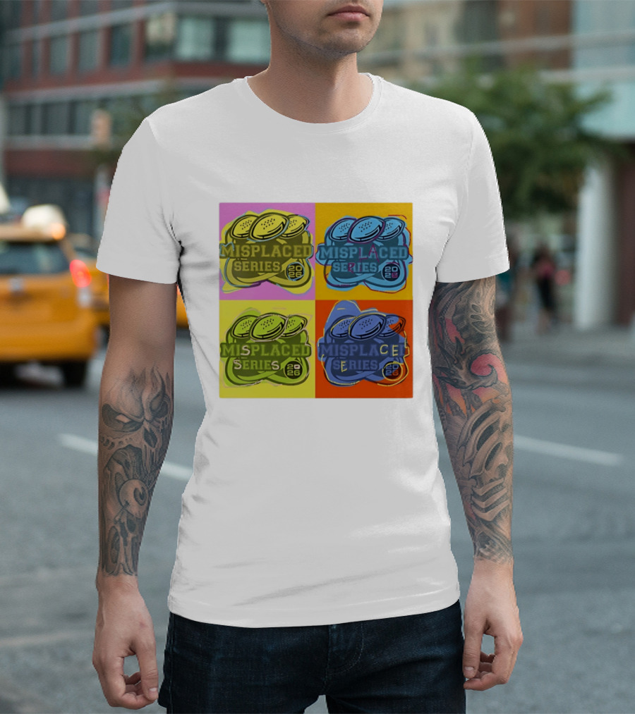 Misplaced Series 2026 Pop Art Coins Quadrant T-Shirt
