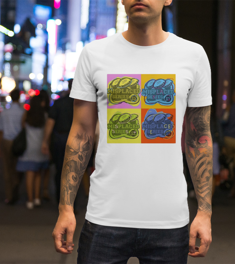 Misplaced Series 2026 Pop Art Coins Quadrant T-Shirt