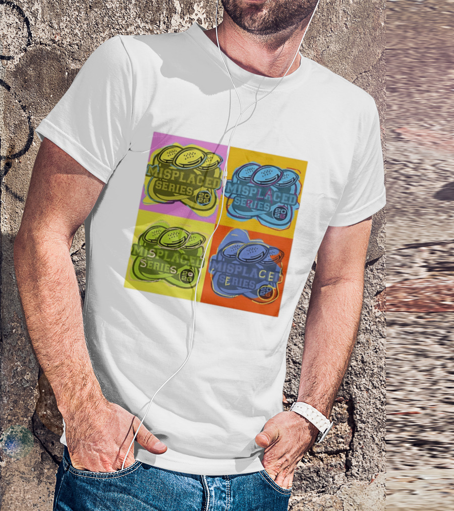 Misplaced Series 2026 Pop Art Coins Quadrant T-Shirt
