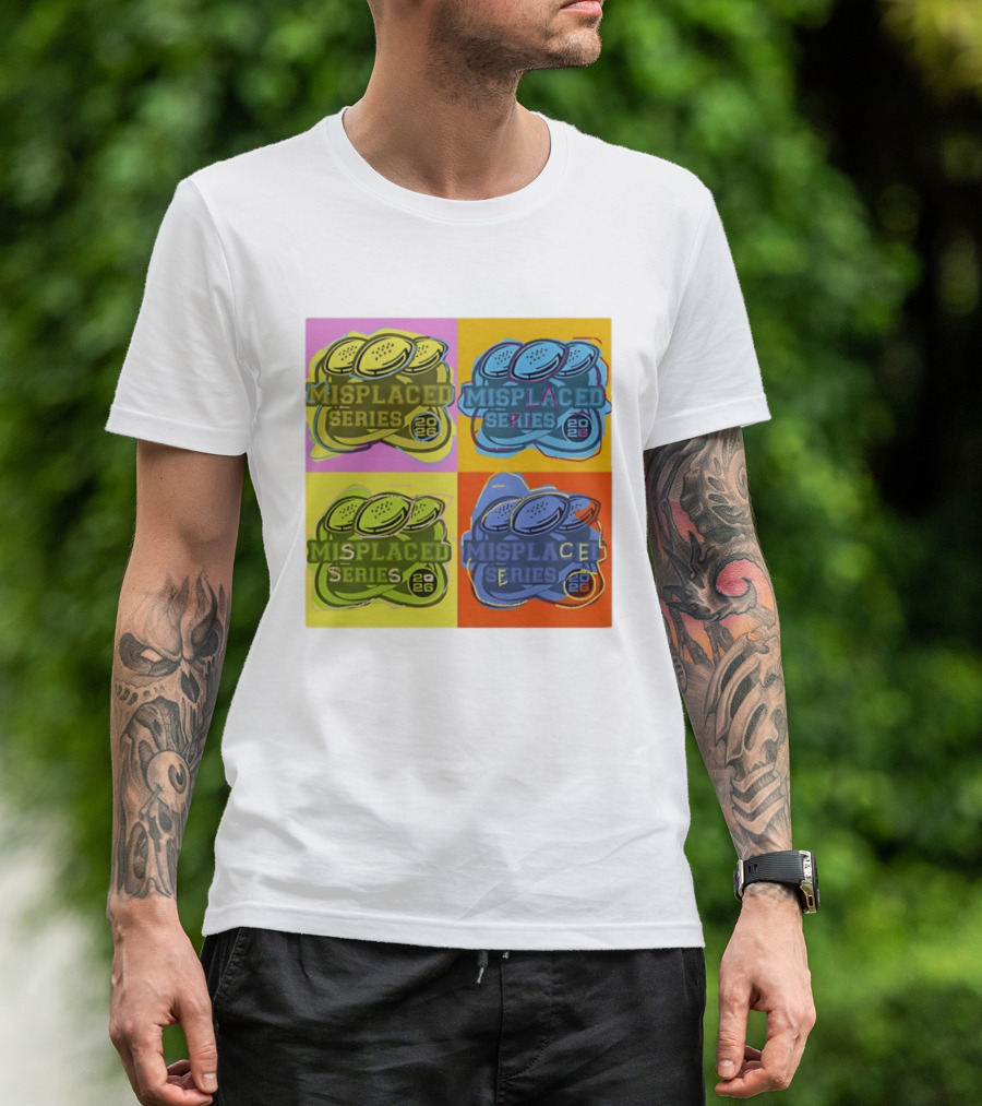 Misplaced Series 2026 Pop Art Coins Quadrant T-Shirt