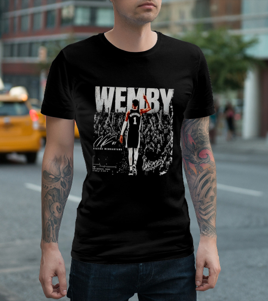 Victor Wembanyama WEMBY San Antonio Spurs 1 NBA Basketball 74 T-Shirt