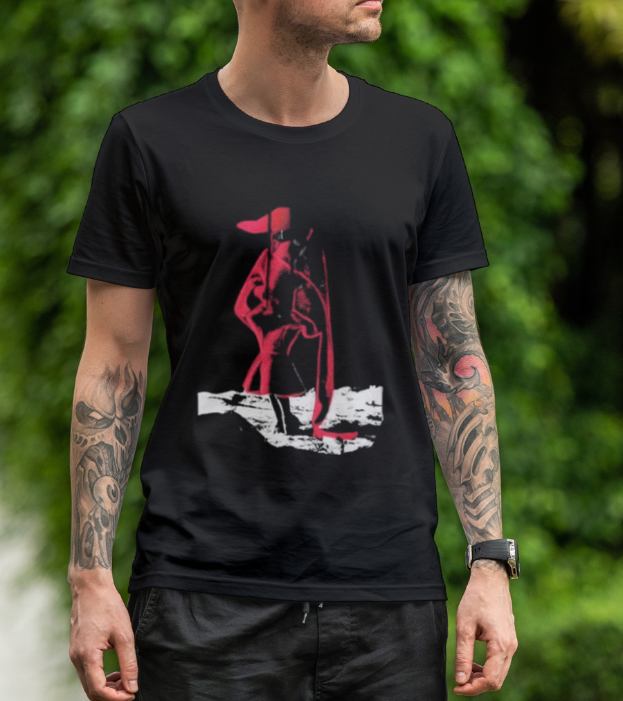 Adelaxo Adela Abstract Red Figure T-Shirt