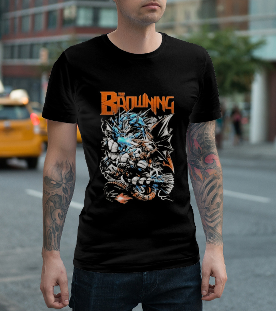 The Browning Fixt Charizard Battle T-Shirt