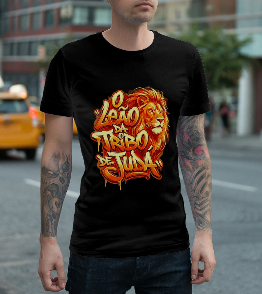 O Leão Da Tribo De Judá Lion T-Shirt