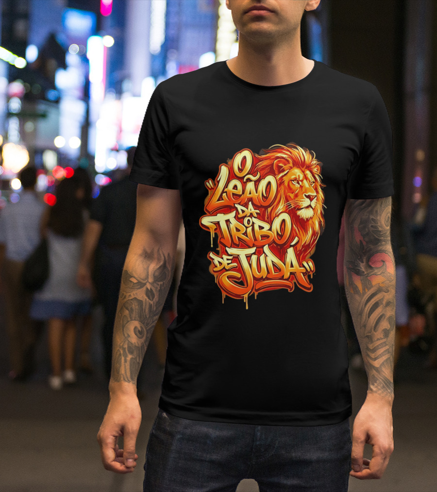 O Leão Da Tribo De Judá Lion T-Shirt