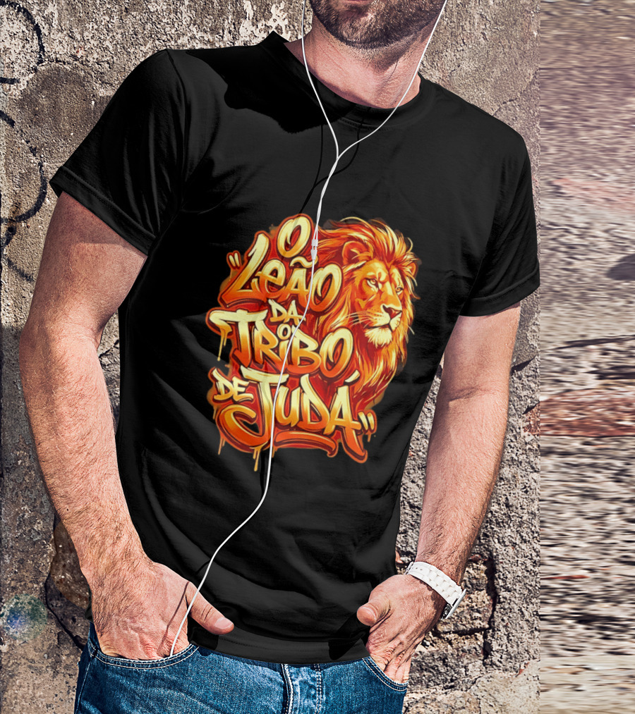 O Leão Da Tribo De Judá Lion T-Shirt