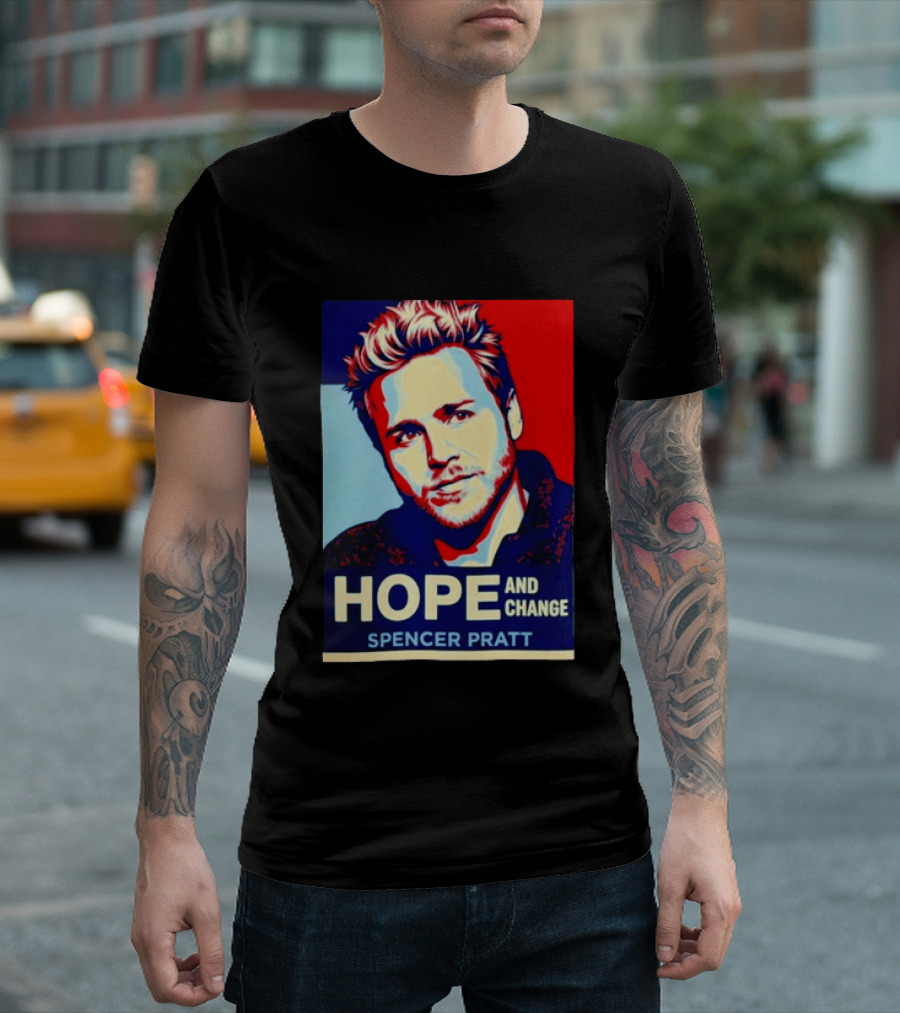 Spencer Pratt Hope And Change Iconic Pop T-Shirt