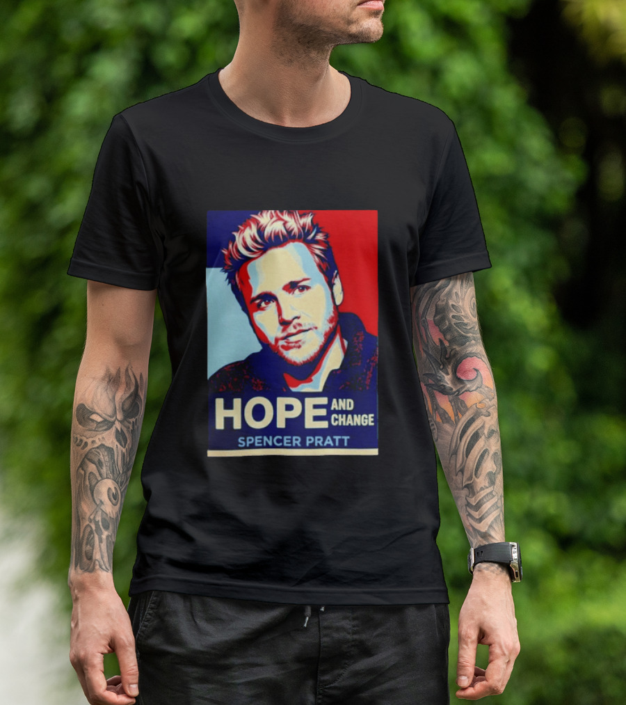 Spencer Pratt Hope And Change Iconic Pop T-Shirt