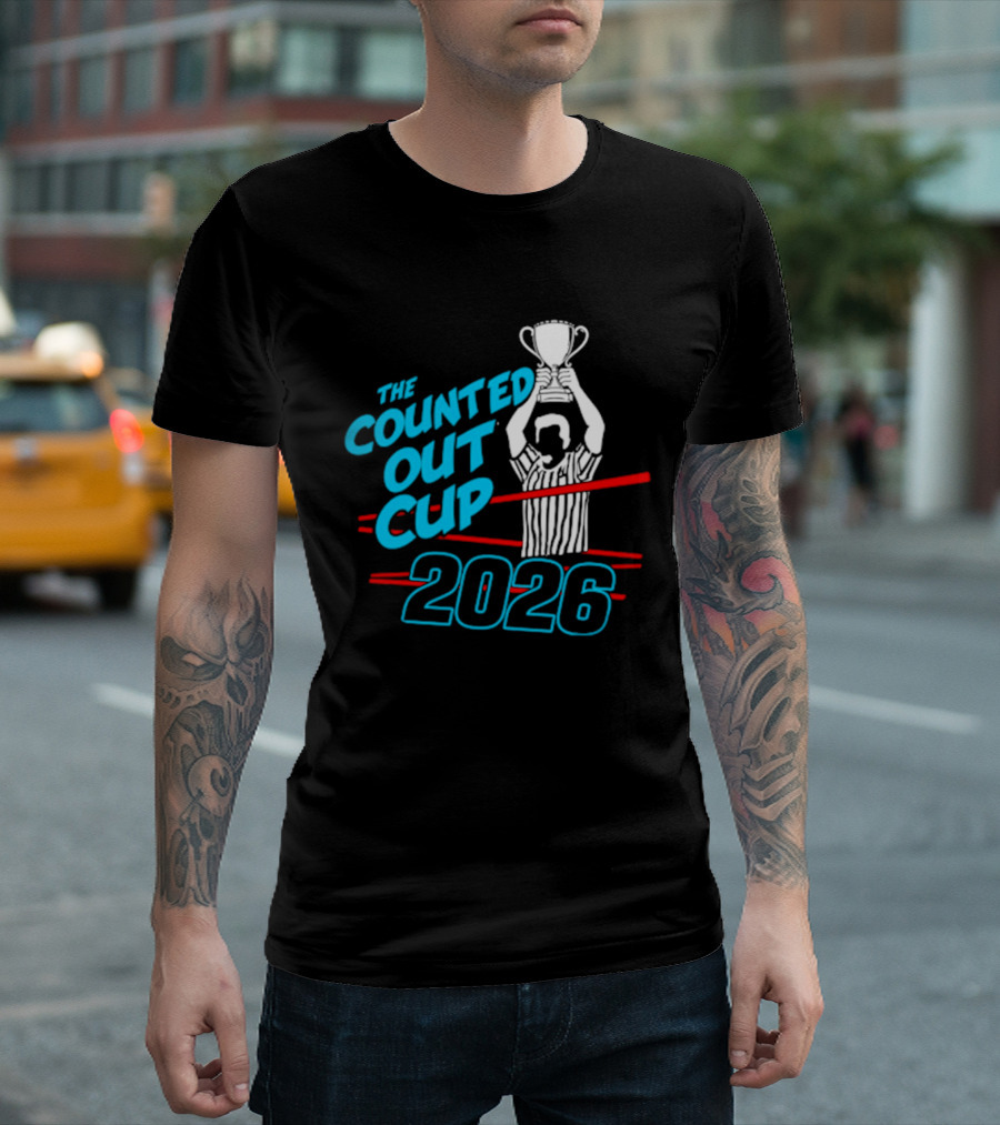 The Counted Out Cup 2026 Trophy Celebration T-Shirt
