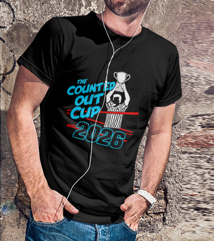 The Counted Out Cup 2026 Trophy Celebration T-Shirt