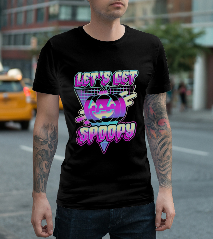 Let's Get Spoopy Halloween Pumpkin T-Shirt