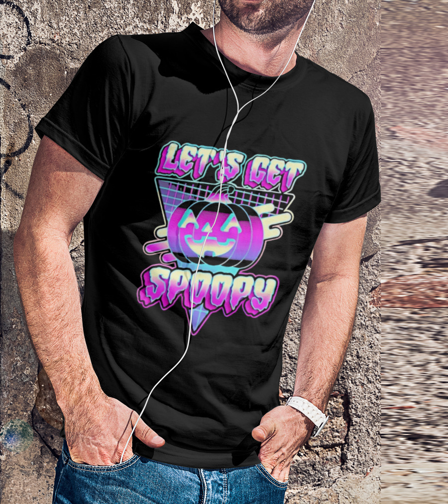 Let's Get Spoopy Halloween Pumpkin T-Shirt