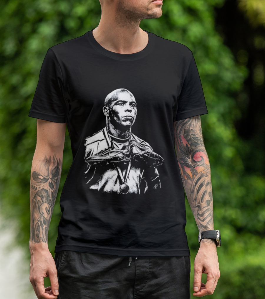 Ronaldo Fenomeno Nike Soccer Cleats Golden Medal Iconic Image T-Shirt