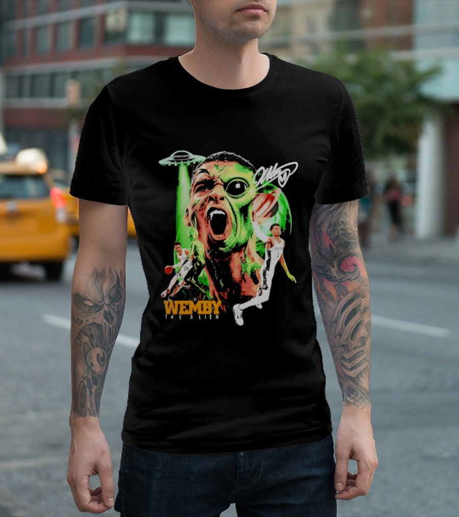 Wemby You Alien Victor Wembanyama San Antonio Spurs 2026 T-Shirt