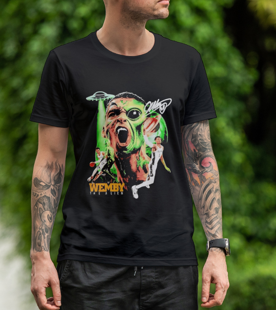Wemby You Alien Victor Wembanyama San Antonio Spurs 2026 T-Shirt