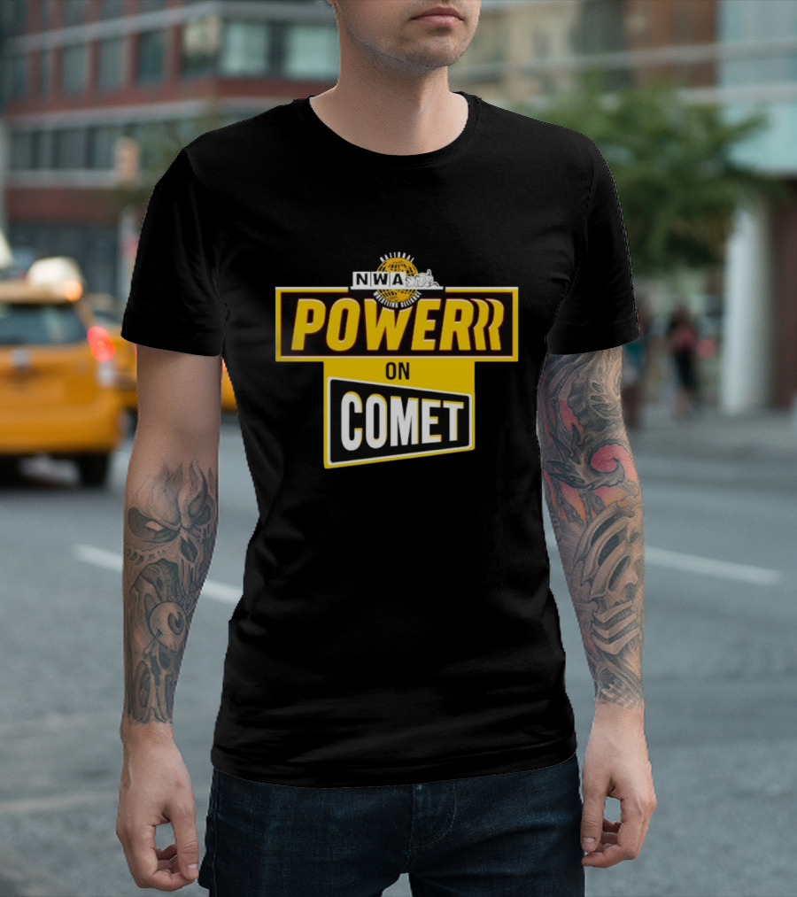 NWA Power On Comet Wrestling Alliance T-Shirt