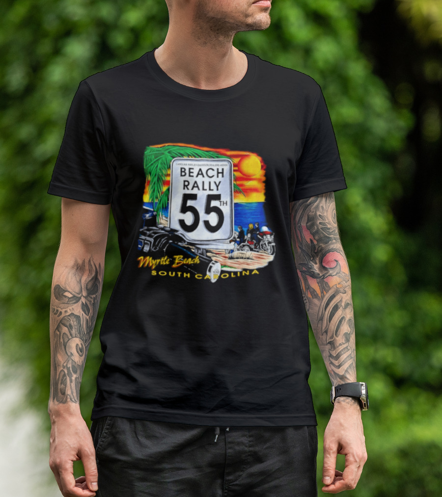 Carolina Harley Davidson Dealers Assoc Beach Rally 55th Myrtle Beach South Carolina T-Shirt