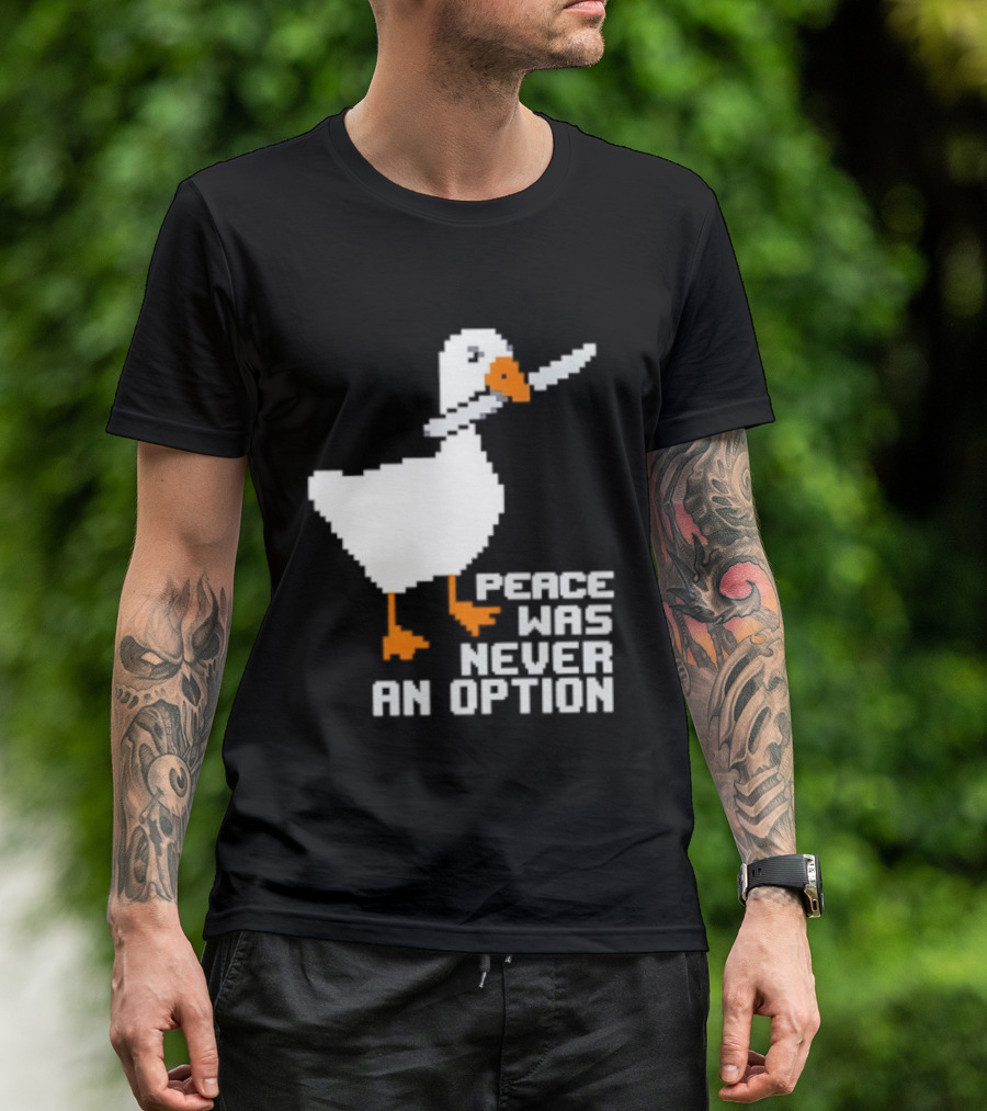 Duck Knife Peace Was Never An Option T-Shirt