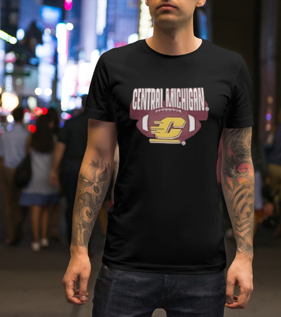 Central Michigan Chippewas Football 2026 Schedule Two Sided T-Shirt