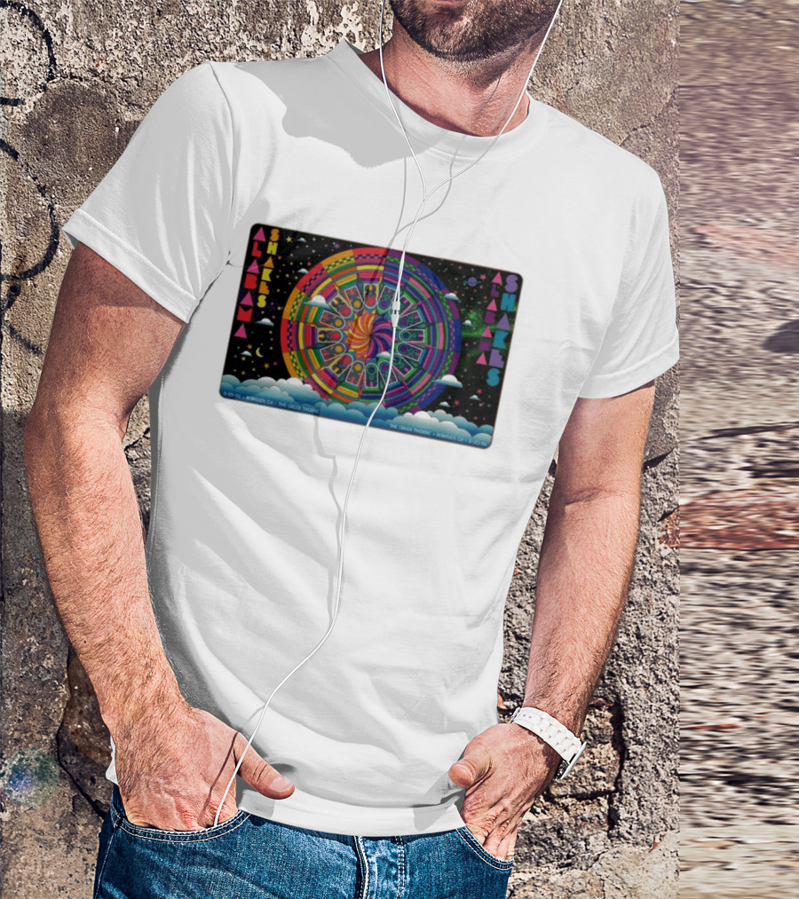 Alabama Shakes Concert The Greek Theatre Berkeley CA 5 29 26 Psychedelic Rainbow Spiral Clouds And Stars T-Shirt