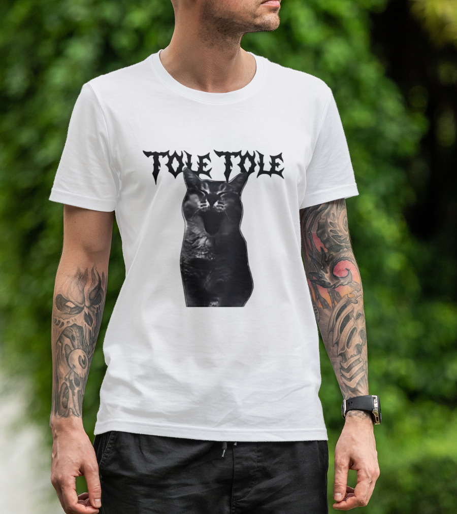 TOLE TOLE Black Cat T-Shirt